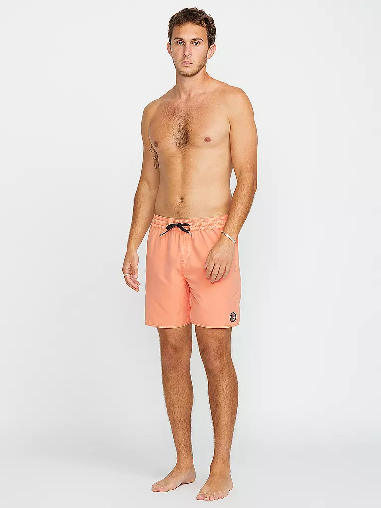VOLCOM | Bañador para hombre Center Trunk 17 | Coral