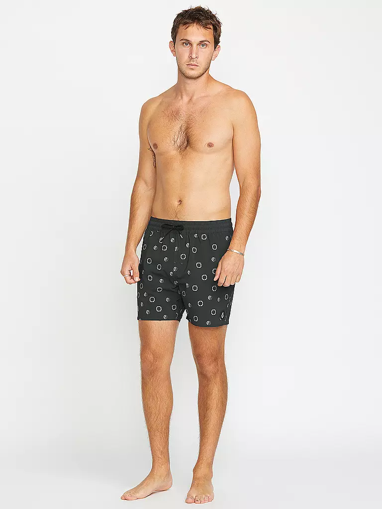 VOLCOM | Bañador para hombre Lido Print Trunk 16 | Gris