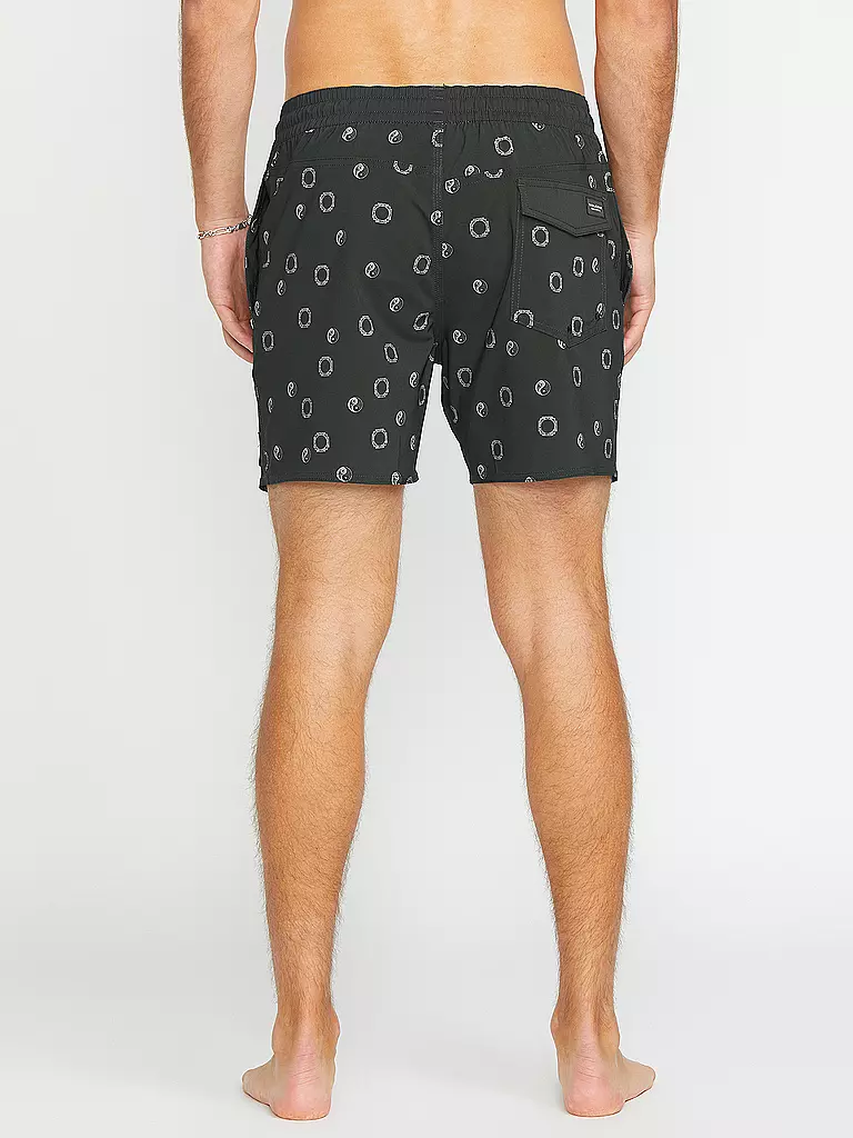 VOLCOM | Bañador para hombre Lido Print Trunk 16 | Gris