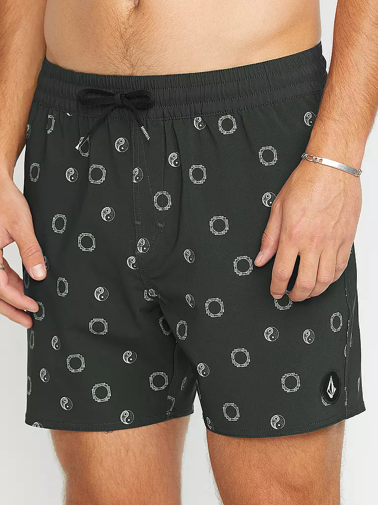 VOLCOM | Bañador para hombre Lido Print Trunk 16 | Gris