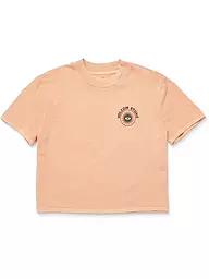 VOLCOM | Beachshirt Dial Crop para mujer | Marrón claro