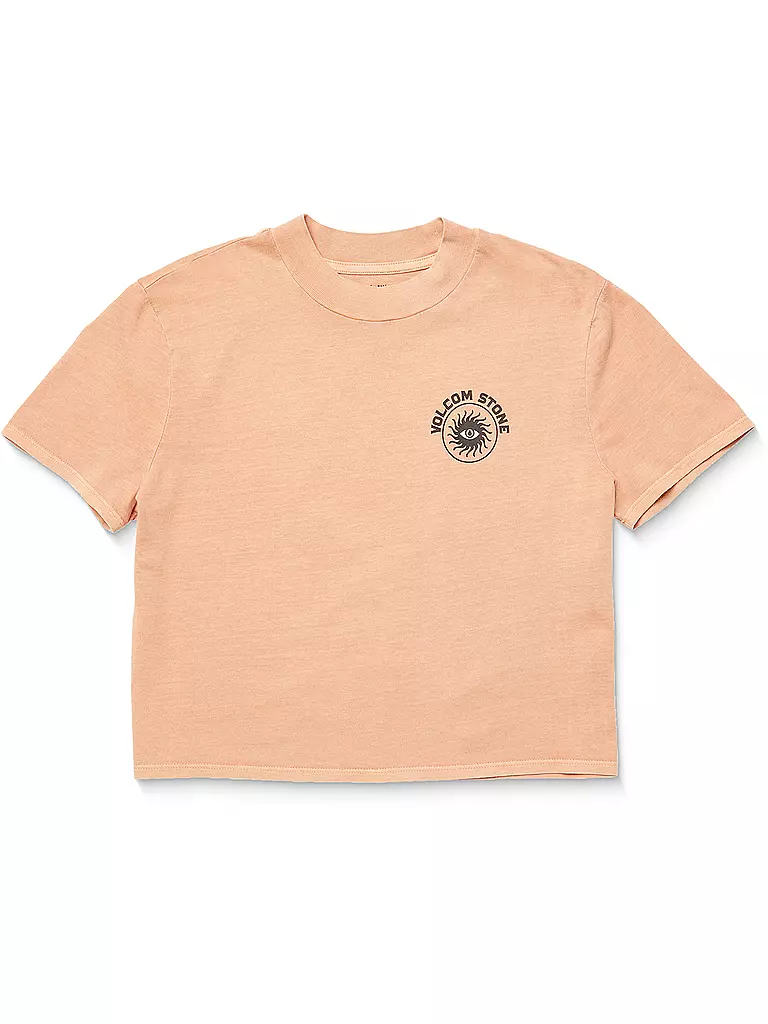 VOLCOM | Beachshirt Dial Crop para mujer | Marrón claro