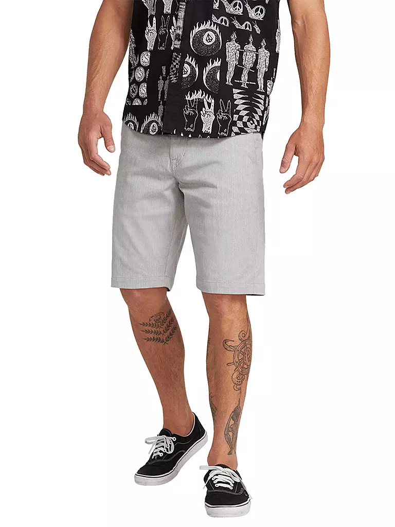VOLCOM | Bermuda de hombre Frickin Modern Stretch 21" | Gris claro
