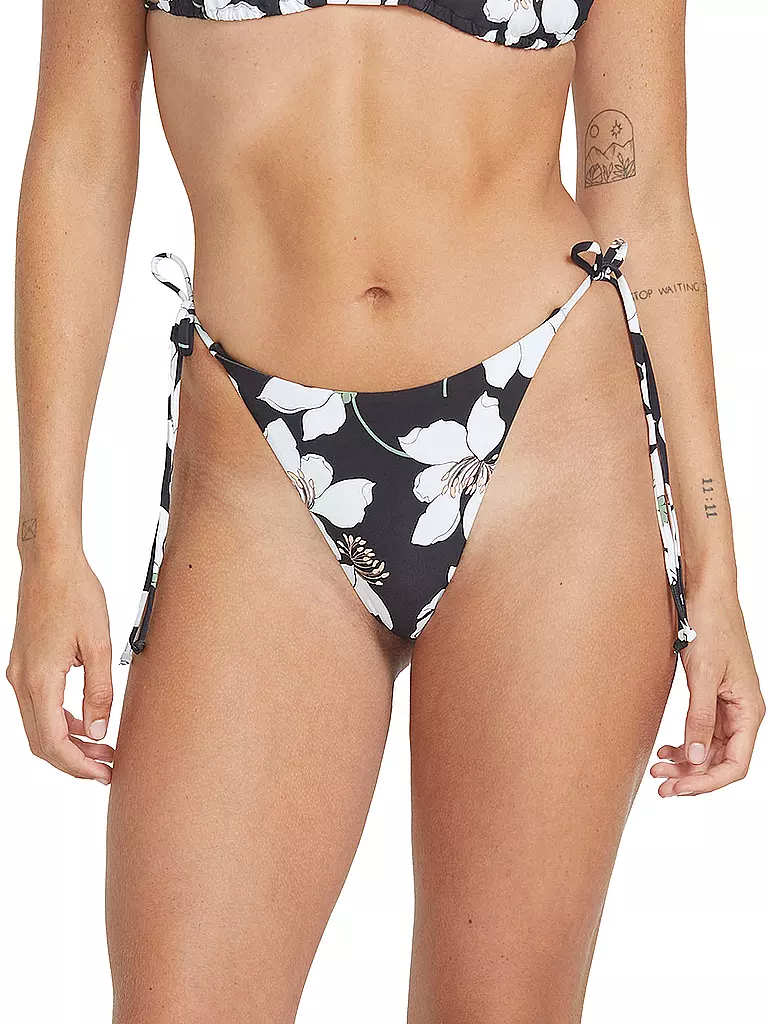VOLCOM | Braga de bikini para mujer Midnight Lily Skimpy | Negro