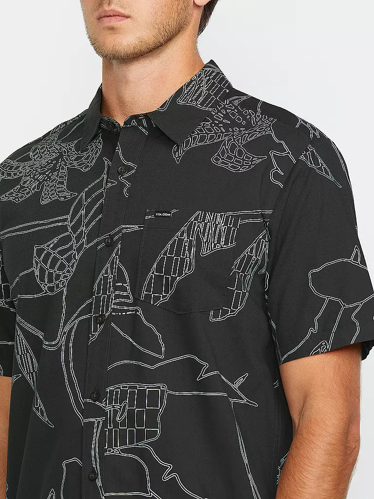 VOLCOM | Camisa de playa para hombre Cad Floral |