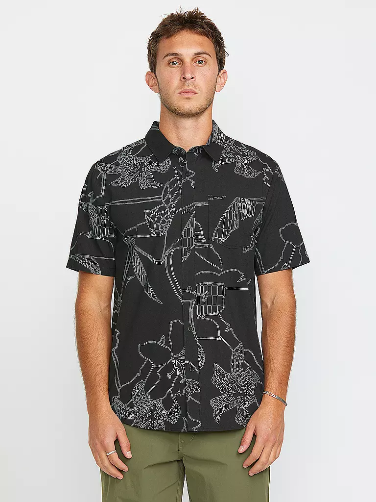 VOLCOM | Camisa de playa para hombre Cad Floral |