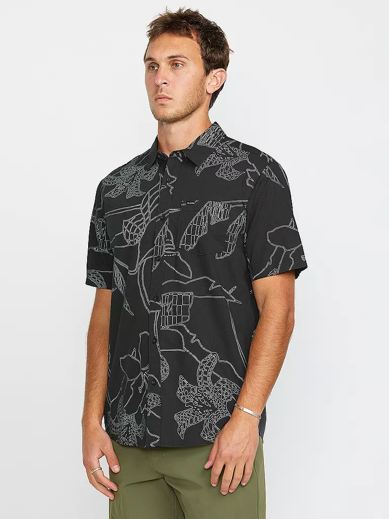 VOLCOM | Camisa de playa para hombre Cad Floral |