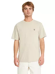 VOLCOM | Camiseta de playa para hombre Circle Blanks | Beige