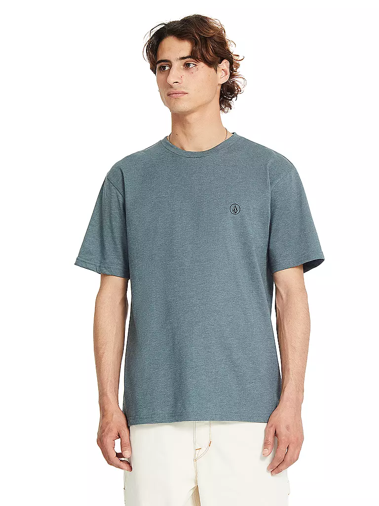 VOLCOM | Camiseta de playa para hombre Circle Blanks | Gris