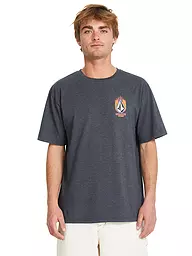VOLCOM | Camiseta de playa para hombre Draggin Stone HTH | Gris