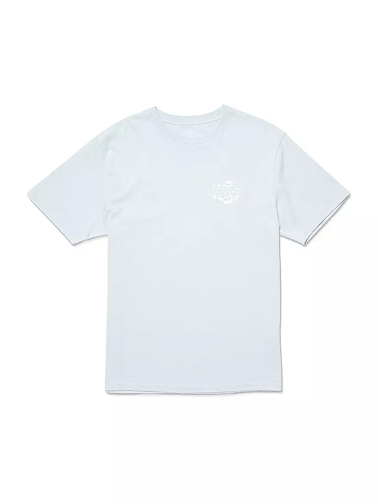 VOLCOM | Camiseta de playa para hombre Startlog BSC | Azul claro