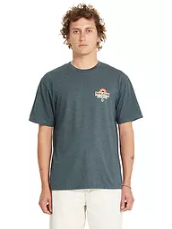 VOLCOM | Camiseta de playa para hombre Sure Thing HTH | Gris