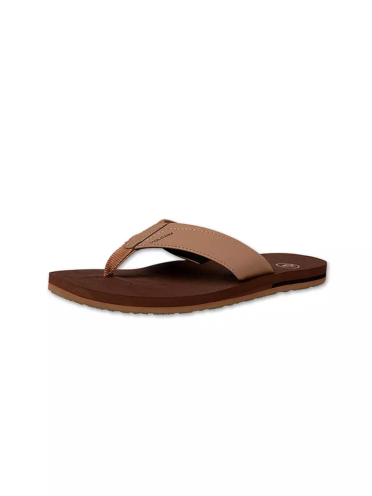 VOLCOM | Chanclas para hombre Victor | Marrón
