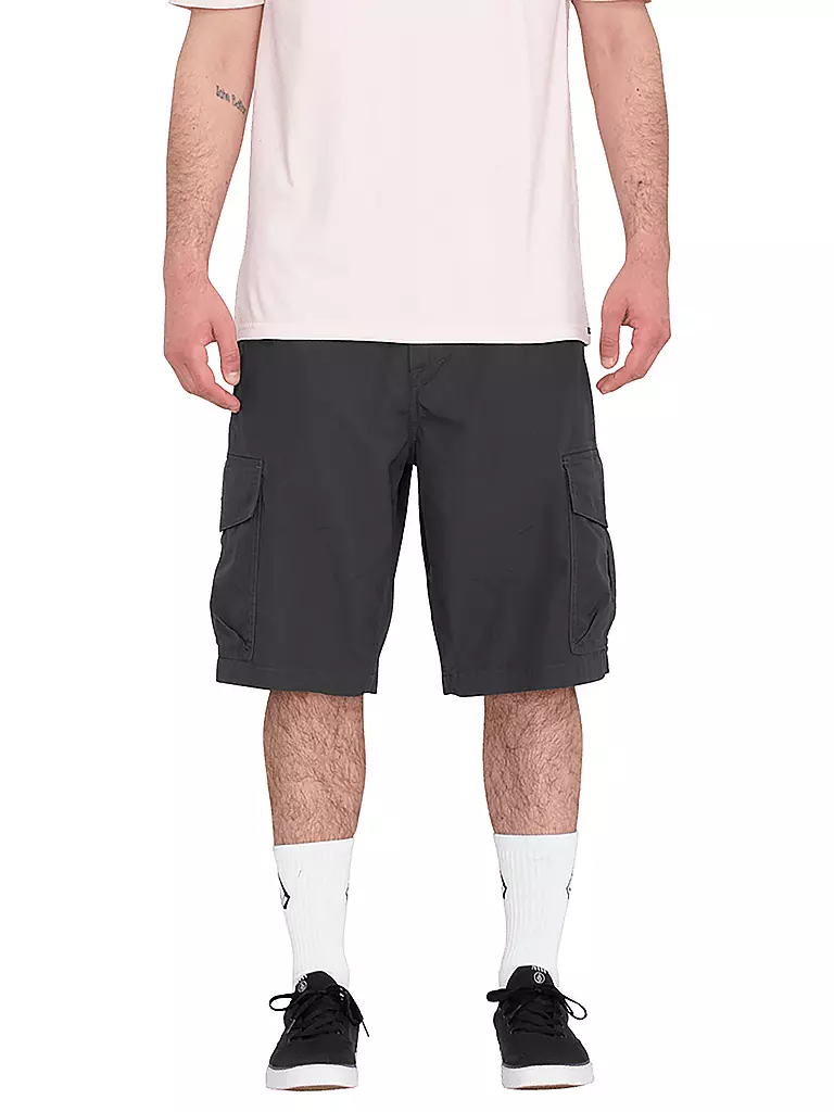 VOLCOM | Herren Bermuda Grande Barracks Cargo | Negro