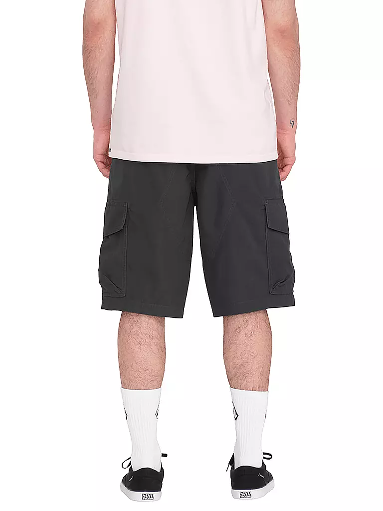 VOLCOM | Herren Bermuda Grande Barracks Cargo | Negro