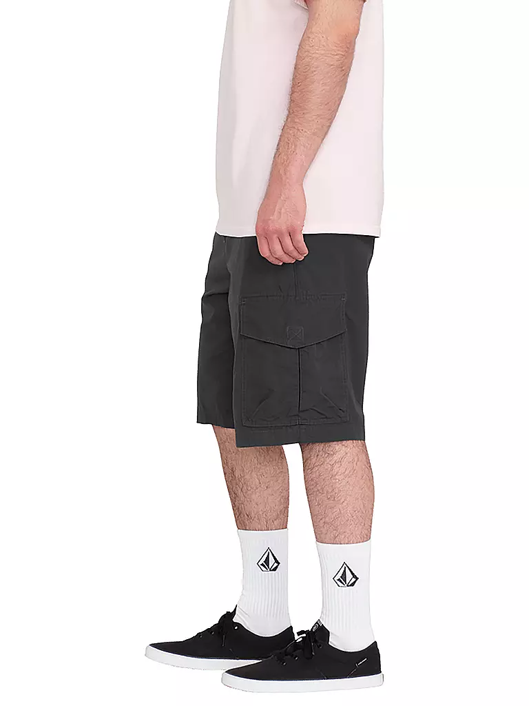 VOLCOM | Herren Bermuda Grande Barracks Cargo | Negro
