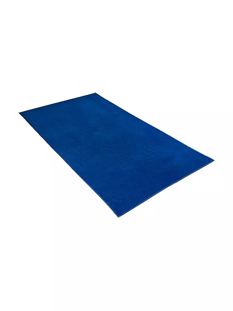 VOSSEN | Toalla de playa de terciopelo "Beach Club" 100x180cm | Azul