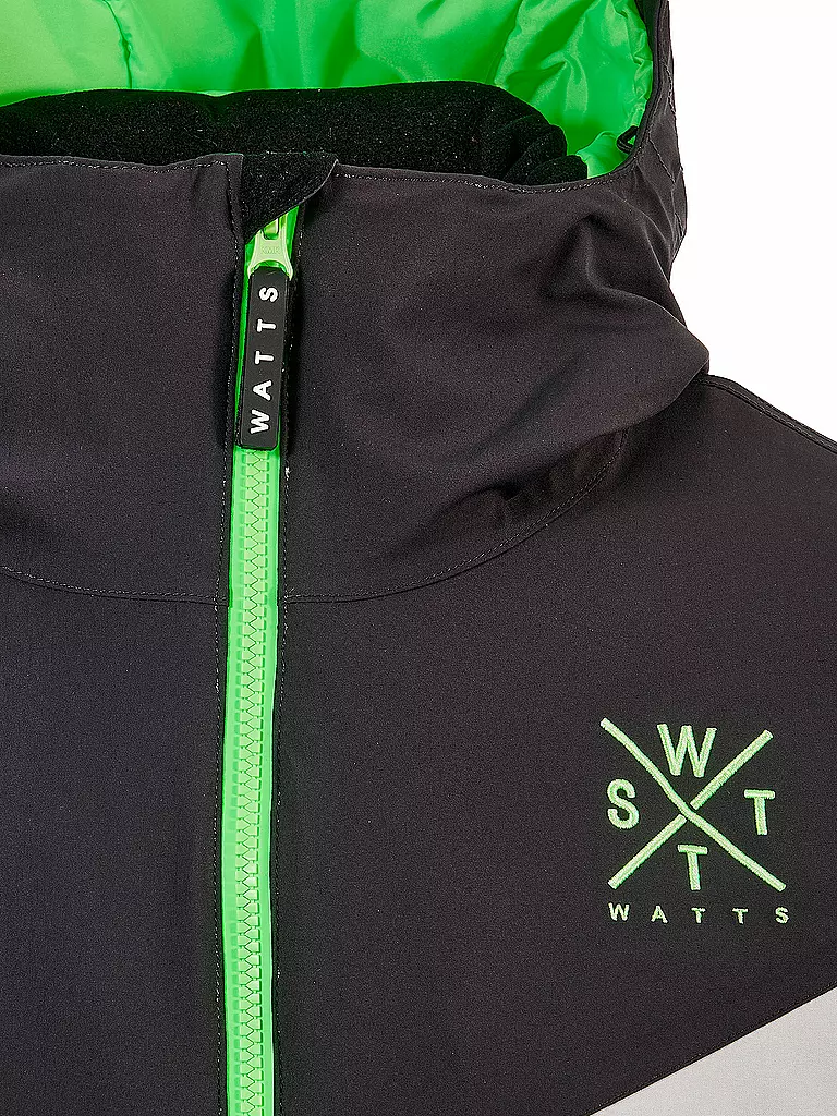 WATTS | Chaqueta de esquí Storm para hombre | Gris claro