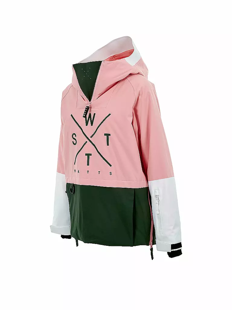 WATTS | Chaqueta de esquí tipo anorak X-Metod para mujer | Rosa