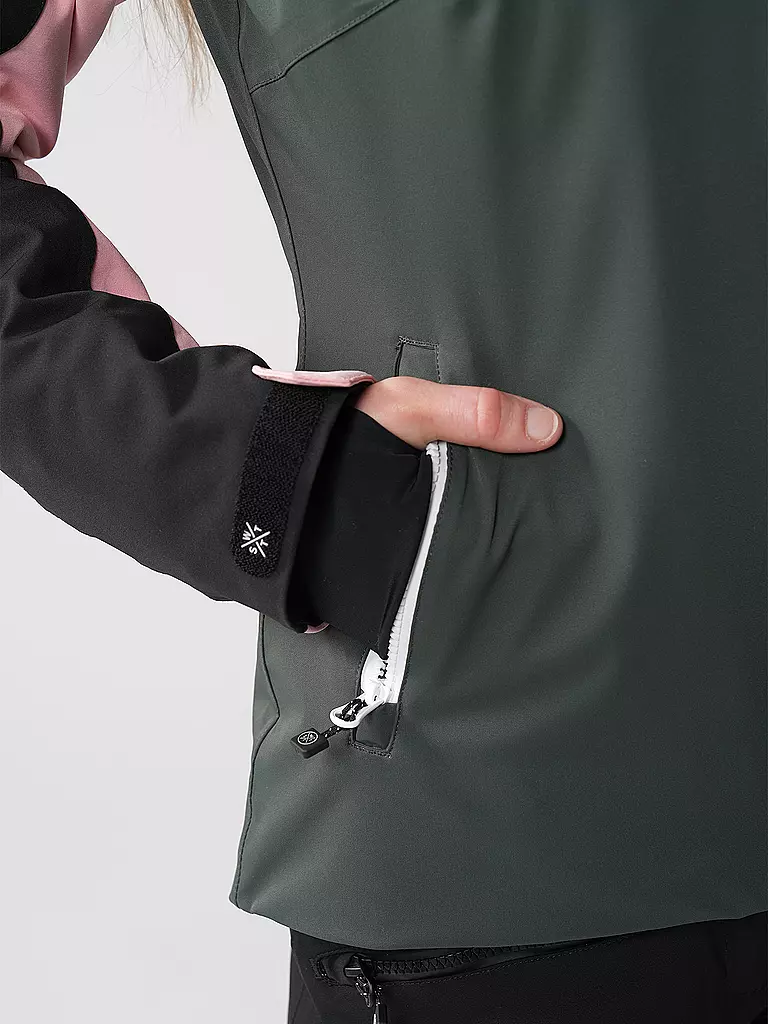 WATTS | Chaqueta de esquí X-Ice para mujer | Verde oscuro