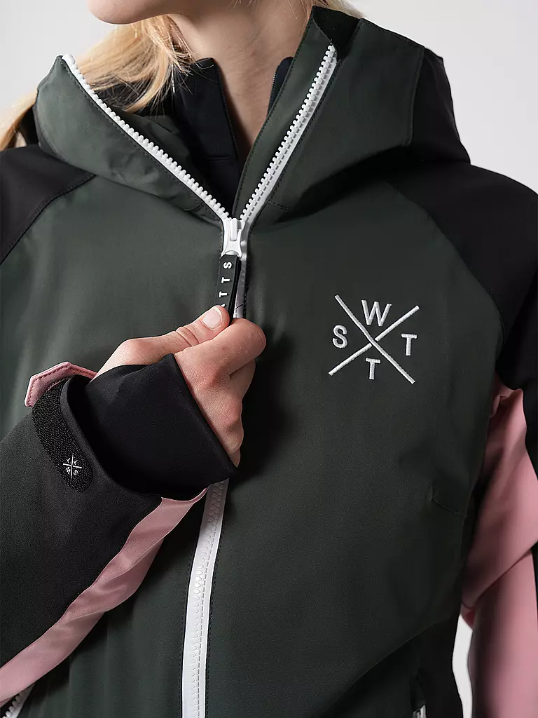 WATTS | Chaqueta de esquí X-Ice para mujer | Verde oscuro