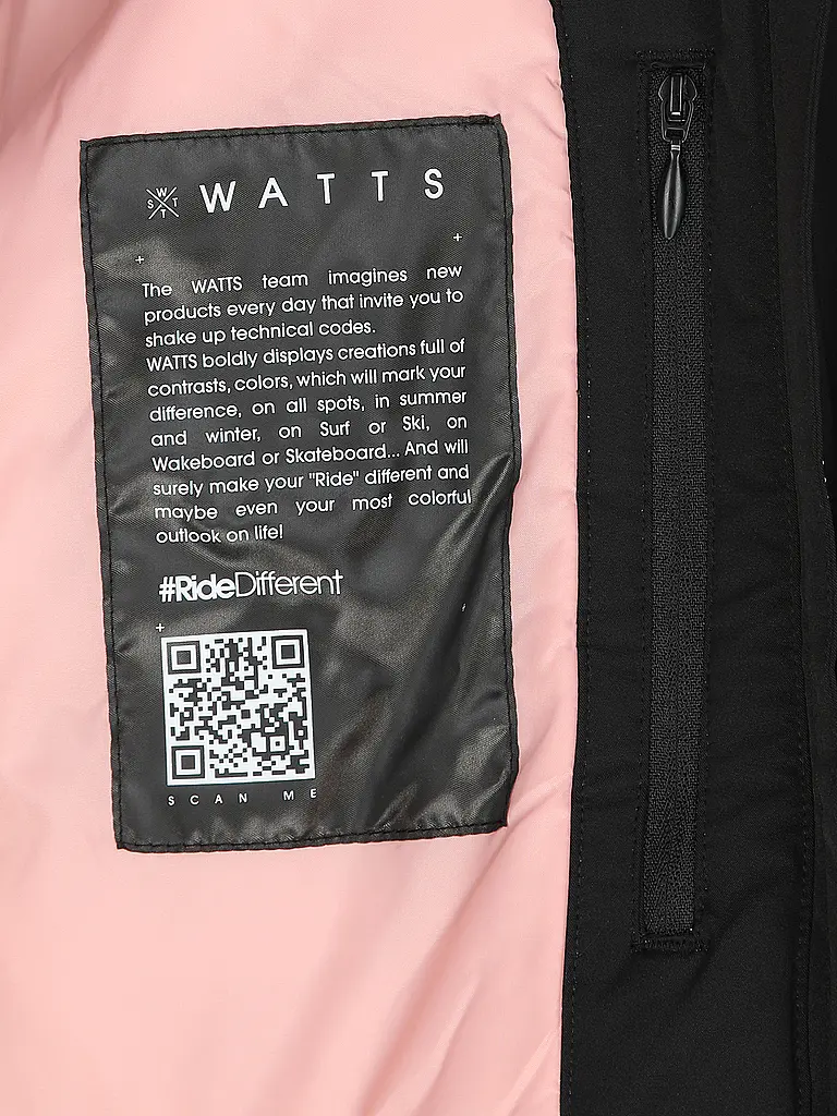 WATTS | Chaqueta de esquí X-Ice para mujer | Negro