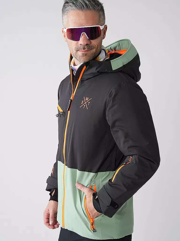 WATTS | Chaqueta de esquí X-Regular para hombre | Negro