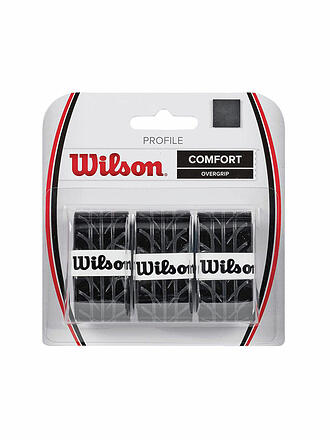 WILSON | Overgrips de tenis Profile, paquete de 3