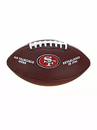 WILSON | American Football NFL Lizenzball San Francisco 49ers | Marrón