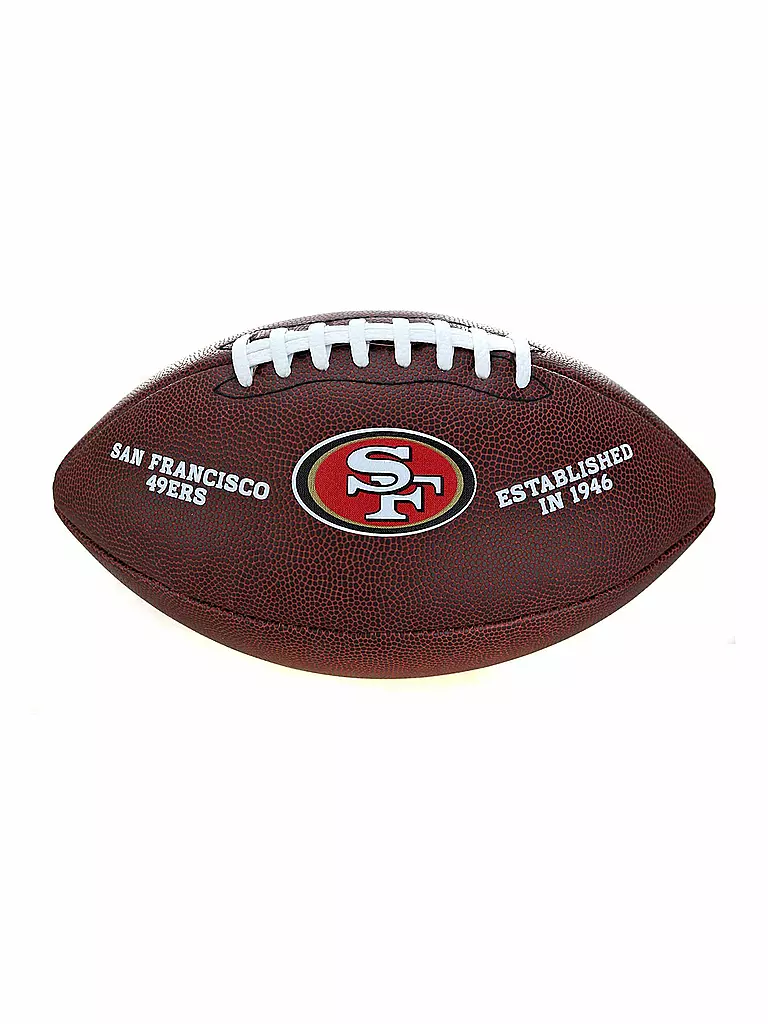 WILSON | American Football NFL Lizenzball San Francisco 49ers | Marrón