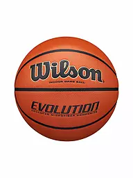 WILSON | Balón de Baloncesto Evolution para Juego en Interiores | Marrón
