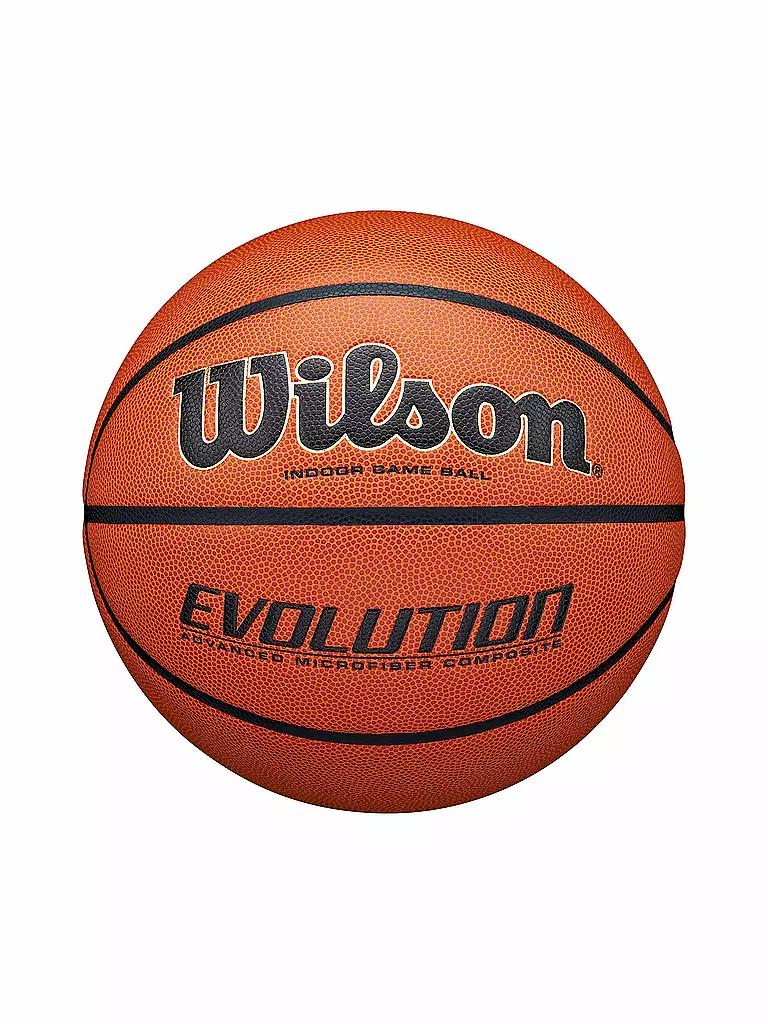 WILSON | Balón de Baloncesto Evolution para Juego en Interiores | Marrón
