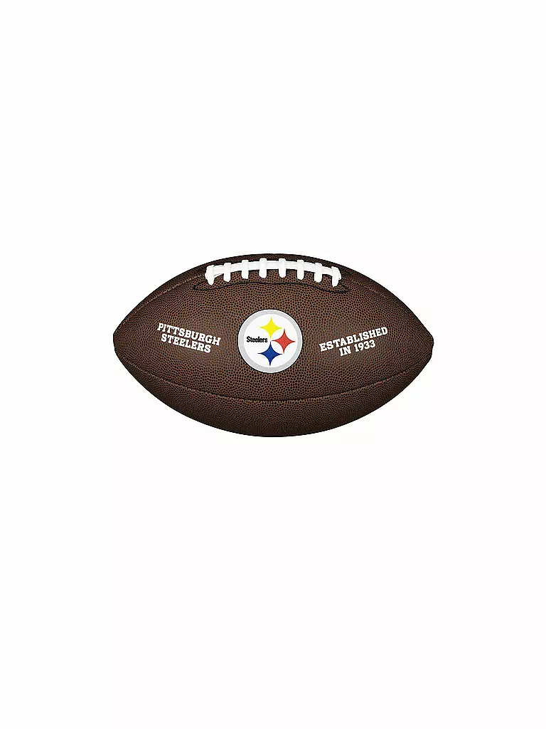 WILSON | Balón de Fútbol Americano NFL con Licencia Pittsburgh Steelers | Marrón