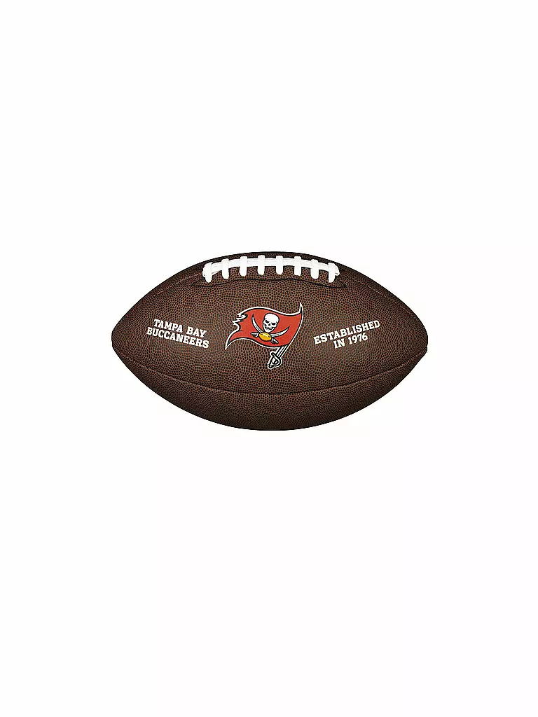 WILSON | Balón de fútbol americano NFL con licencia Tampa Bay Buccaneers | Marrón