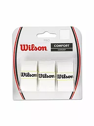 WILSON | Overgrips de Tenis Pro Blanco 3 Unidades | Blanco