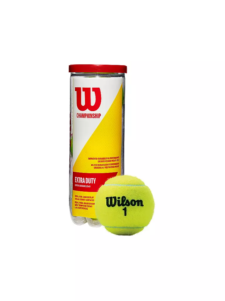 WILSON | Pelotas de tenis Championship, bote de 3 |
