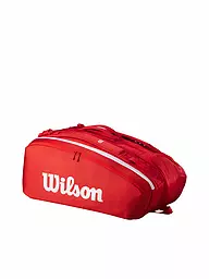 WILSON | Raquetero Super Tour Red Collection 12 raquetas | Rojo