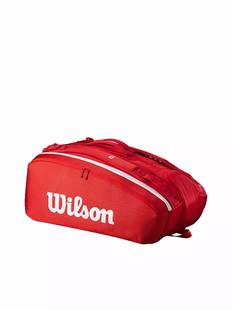 WILSON | Raquetero Super Tour Red Collection 12 raquetas | Rojo