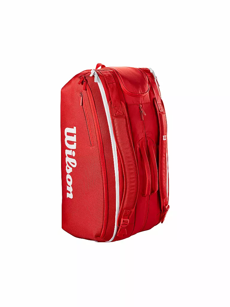 WILSON | Raquetero Super Tour Red Collection 12 raquetas |
