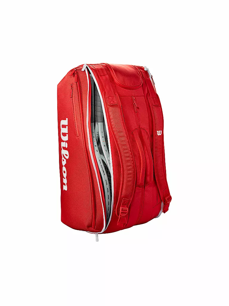 WILSON | Raquetero Super Tour Red Collection 12 raquetas |
