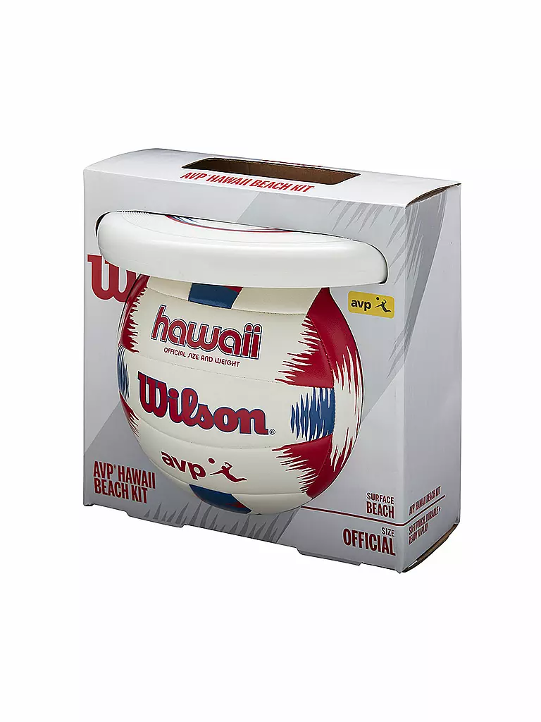 WILSON | Voleibol de playa AVP Hawaii Beach Kit | Blanco