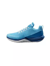 WILSON | Zapatillas de tenis para mujer Rush Pro Lite | Azul claro