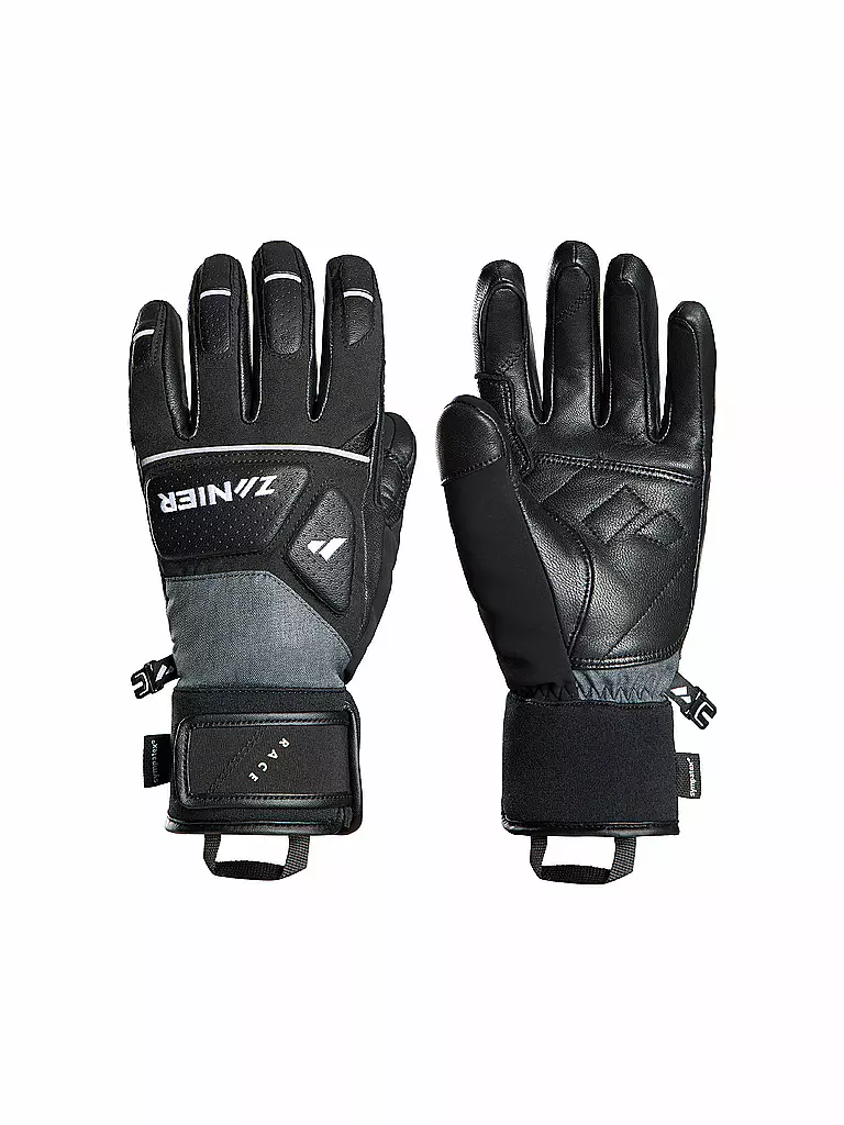 ZANIER | Guantes de esquí para hombre Race-Pro.STX | Gris