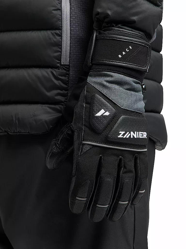ZANIER | Guantes de esquí para hombre Race-Pro.STX | Gris