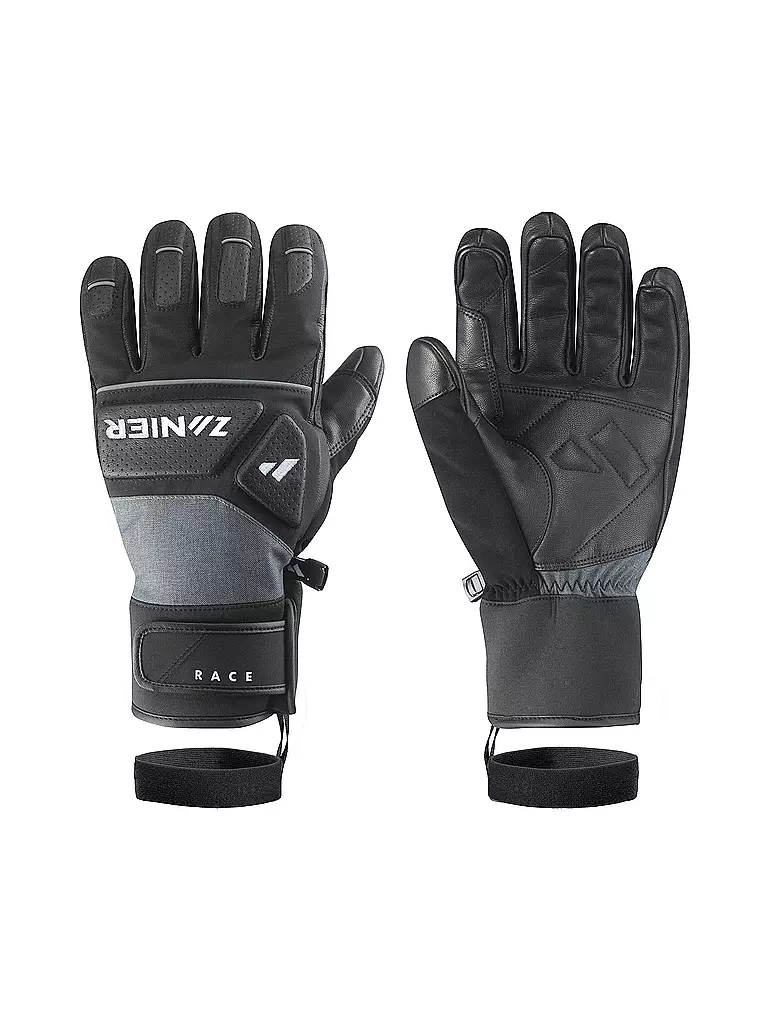 ZANIER | Guantes de esquí para niños Race-Pro.STX | Negro