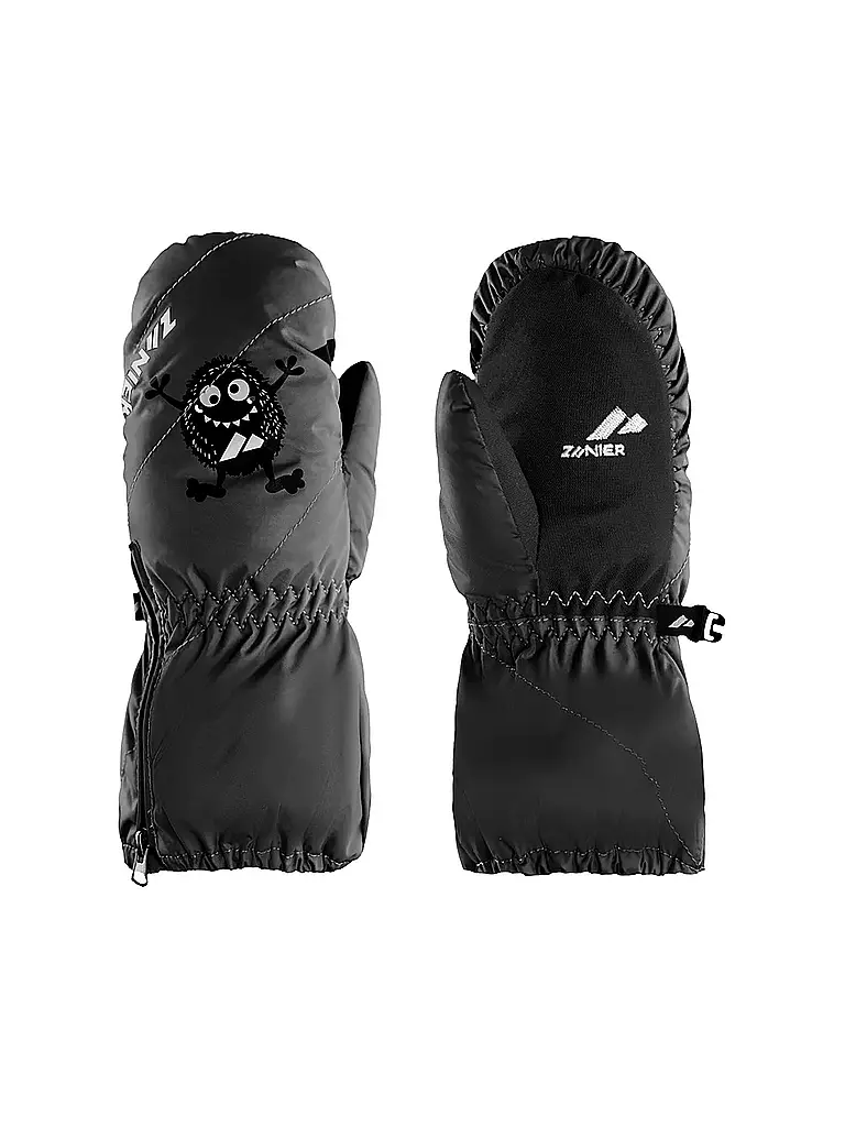 ZANIER | Manoplas de esquí para bebé Monster.stx | Negro