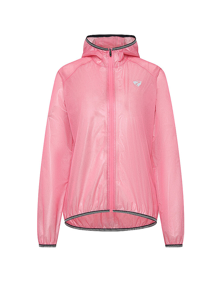 Chaqueta de lluvia para mujer Natina Hoodie rosa 44