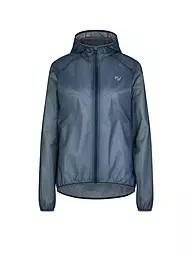 ZIENER | Chaqueta de lluvia para mujer Natina con capucha | Azul oscuro