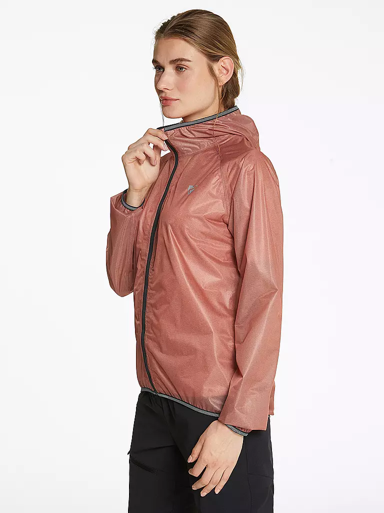 ZIENER | Damen Regejacke Natina Hoodie | Coral