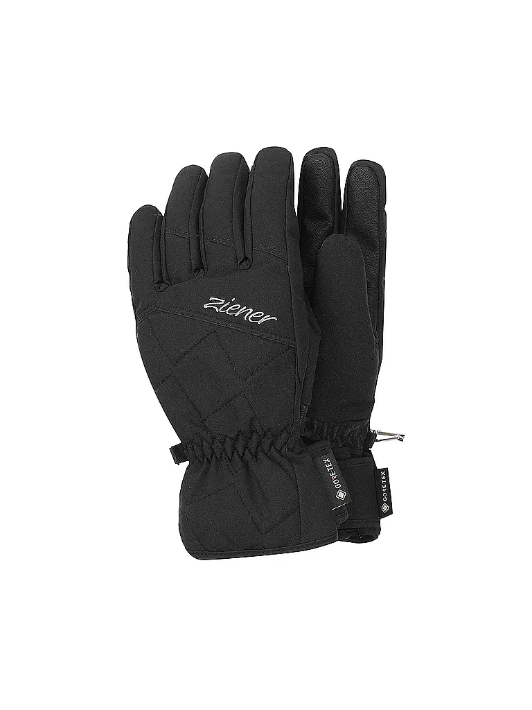 ZIENER | Guantes de esquí GORE-TEX para mujer | Negro